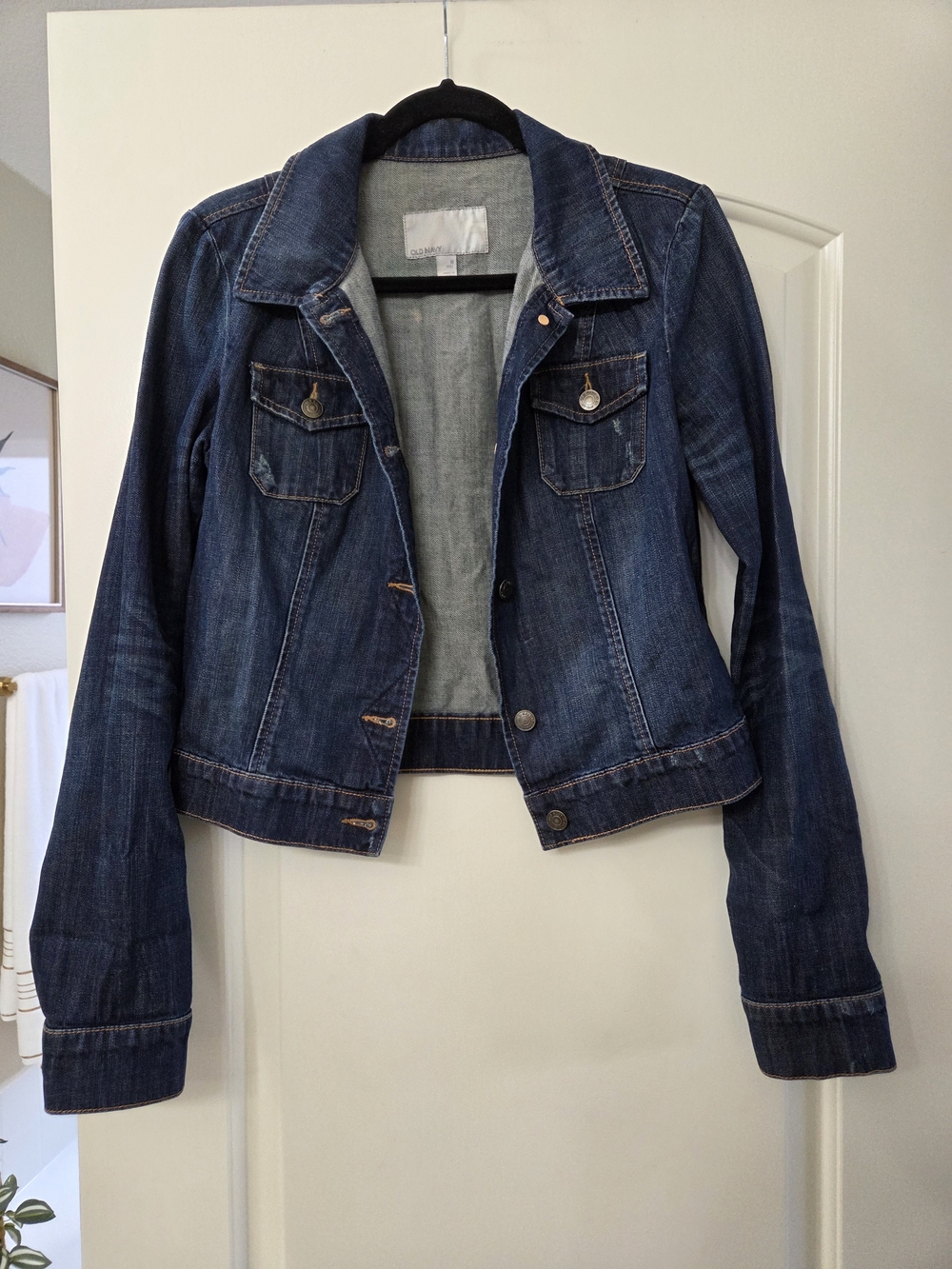 Old Navy Dark Blue Denim Jacket